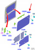 POSZYCIE WEW. LEWE TRANSIT 2014- 2001642 _ BK31-V31151-TC
