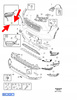 KRATKA ZDERZAKA LEWY PRZÓD VOLVO XC90 2016-2019 OEM/OE 31383821