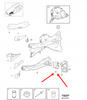 DOLNE WZMOCNIENIE PODŁUŻNICY LEWY PRZÓD VOLVO XC90 2016- OEM/OE 31416353