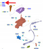 DŹWIGNIA ZMIANY BIEGÓW 10R80 FORD MUSTANG 2017- OE 2310279 _ JR3P-7K004-AE