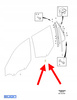 SZYBA DRZWI TYLNYCH LEWA VOLVO XC90 2016- OEM/OE 32244981