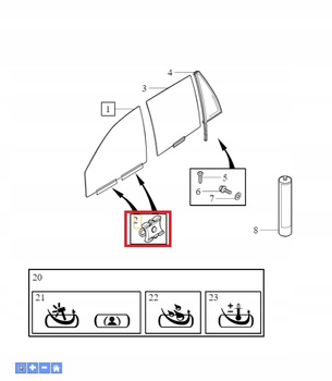 SPINKA SZYBY VOLVO S60, V70, XC70 OE 3509416
