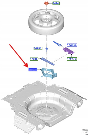 LEWAREK FORD MUSTANG MK6 2017- OE 2138207 _ HR3C-17080-AA