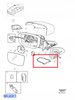 DOLNA OSŁONA OBUDOWA LUSTERKA PRAWA VOLVO XC60 2009- OE 31217291