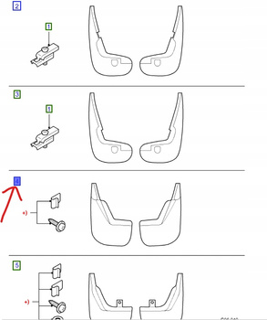 CHLAPACZE TYLNE FORD FOCUS Mk1 SEDAN 1998-2001_1073595_A98AX-16D588-CA