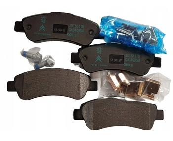 KLOCKI HAMULCOWE TYLNE JUMPER OE 1611140880