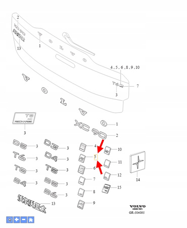PIONOWA LISTWA OZDOBNA DRZWI LEWY TYŁ VOLVO XC90 2016- OEM/OE 31688695
