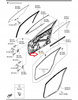 USZCZELKA DRZWIOWA LEWA STRONA - MAZDA 6 GL 2019_GBFN59760