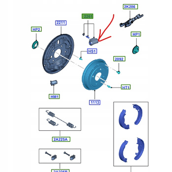 CYLINDEREK HAMULCOWY FORD KA Mk2 2010-2016_2430300_AS51-2261-AB