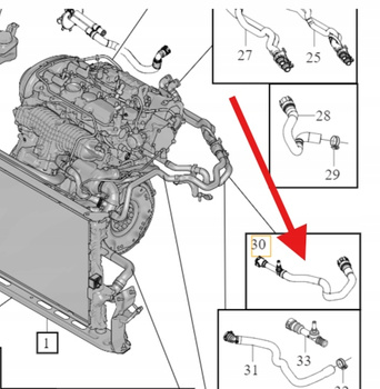 RURA PRZEWÓD WODNY B4204T VOLVO XC70 XC60 S60 V70 V60 2014- OE 8641078