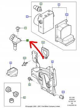 CZUJNIK ABS FORD MONDEO Mk3 2000-07 _ 1386268 _ 1S7T-2B372-AD