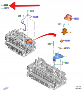 POMPA PALIWA 2.0L ECOBOOST FORD KUGA 2020- 2227810 _ K2GE-9D376-AA