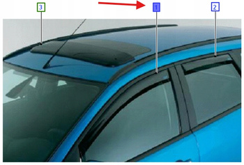 ZESTAW OWIEWEK POWIETRZA PRZÓD FOCUS 2004-2011 1490768 _ A66SX-201K56-PA