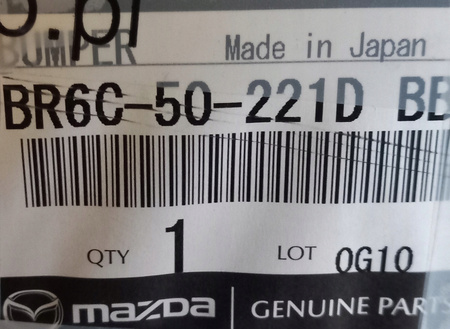 Zderzak tylny - Mazda 3 BK_BR6C50221DBB