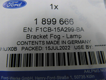 KRATKA HALOGENU LEWA FORD C-MAX Mk2 2015-2019 OE