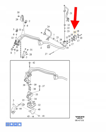 ZAWÓR ROZPRĘŻNY KLIMATYZACJI 2.0 B4 VOLVO XC90 XC60 V90 S90 OEM 32130444