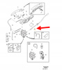 LINKA WEWNĘTRZNA ZAMKA DRZWI PRZÓD VOLVO XC90 2016- OEM/OE 31322396