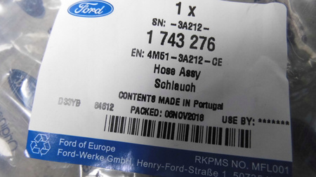 PRZEWÓD WSPOMAGANIA POWRÓT FORD FOCUS Mk2 C-MAX_1743276_4M51-3A212-CE