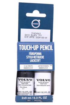 Volvo lakier zaprawkowy Onyx Black 717 OE 31424063