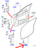USZCZELKA DRZWI PRZÓD LEWA FORD FUSION 2002-2012 1670461 _ 2N11-N20709-AM