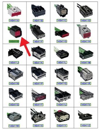 KOSTKA ZŁĄCZE 8 PIN FORD TRANSIT FOCUS KUGA OE 5194388 _ 4U2J-14B475-LC