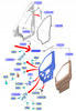 DOLNA USZCZELKA DRZWI KIEROWCY LEWA TRANSIT 2014- 2367644 _ BK31-V100A37-AE