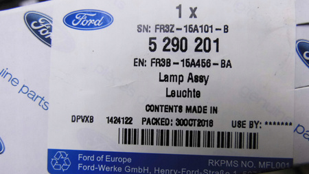 ODBLASK TYLNY PRAWY FORD MUSTANG MK6 2015- _ 5290201 _ FR3B-15A456-BA