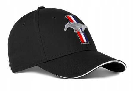 CZAPKA Z DASZKIEM FORD MUSTANG CZARNA ORYGINALNA