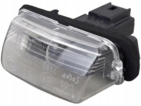 LAMPKA OŚWIETLENIA TABLICY REJESTRACYJNEJ CITROEN C3 C4 C5 SAXO OE 6340A3