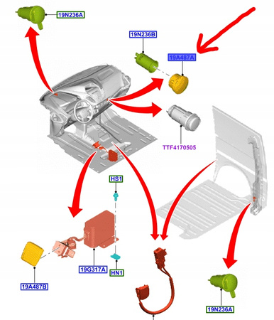 ZAŚLEPKA GNIAZDA ZASILANIA ZAPALNICZKI FORD_2445420_JX7T-19G310-BA