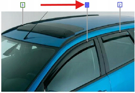 OWIEWKI SZYB PRZEDNICH FORD FOCUS 2004- OE 1365005 _ A66SX-201K56-HA