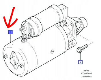 ROZRUSZNIK REGENEROWANY FORD FIESTA ESCORT 1995- _ 1416226 _ R95FB-11000-BD