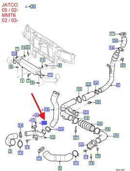 PRZEWÓD POWIETRZE MONDEO 2000-07 1313437 _ 2S7Q-6K889-AB