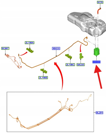 FILTR WĘGLOWY 1.0 1.5 EB FIESTA PUMA TRANSIT 2018- 2676299 _ J1B1-9E857-CA