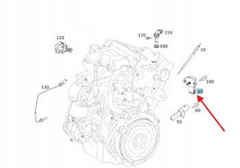 CZUJNIK CIŚNIENIA DOŁADOWANIA DIESEL OM629 OM639 MERCEDES OE A0061539928