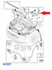 ZAWIAS MASKI LEWY VOLVO V40 2013- CC OE 31442084