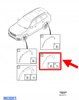 POSZERZENIE DOKŁADKA BŁOTNIKA LEWY TYŁ VOLVO XC90 2016- OEM/OE 31439114