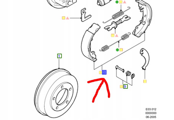 TYLNE SZCZĘKI HAMULOCWE FORD TRANSIT 2000-06 FWD_1227046_YC1J-2200-AA