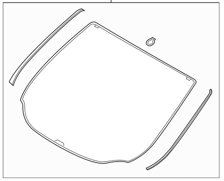 SZYBA CZOLOWA FORD ESCAPE 2013-2016 CJ5Z-7803100-B