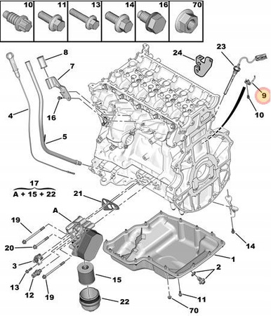 DYSZA OLEJOWA CITROEN JUMPER PEUGEOT OBEXER OE 9675975280