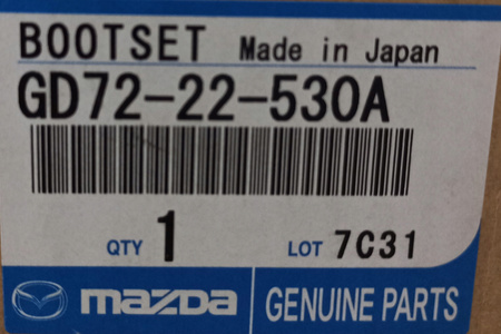 Zestaw osłon przegub - Mazda CX-7 ER_GD7222530A