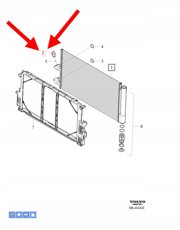 CZUJNIK CIŚNIENIA KLIMATYZACJI VOLVO XC90 XC60 V90 S90 OEM/OE 32138713