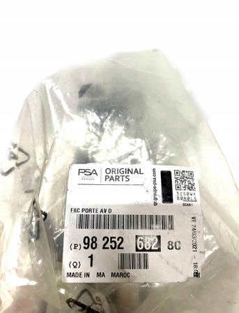 WIAZKA PRZEW.DRZWI PRZED. PRAWO Citroen OE 9825268280