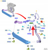 USZCZELKA RURY INTERCOOLERA 1.5 EB FORD FOCUS PUMA 2253052 _ K1BY-9B687-AB