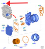CHŁODNICA OLEJU I FILTR 1.5 TDCI FORD PUMA FOCUS OE 2192709 _ JX6Q-6L625-AB