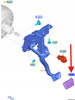 NAKŁADKA NA PEDAŁ HAMULCA FORD MUSTANG 2015- OE 4595368 _ 4R33-2457-AA