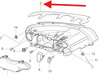 PRAWA LISTWA USZCZELKA LAMPY PRZÓD VOLVO V70 XC70 2008- S80 07- OE 30796148