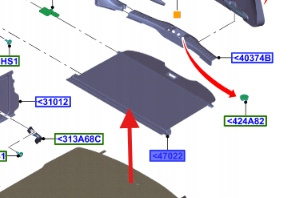 ROLETA BAGAŻNIKA CZARNY FOCUS 2011- 2120913 _ BM51-N55066-AF35B8