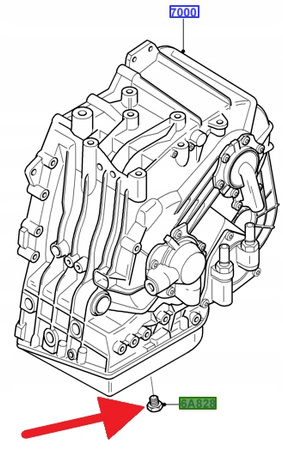 ŚRUBA PRZEKŁADNI KIEROWNICZEJ FOCUS 2003- 2008 OE 1406307 _ 4M5P-6A828-AB