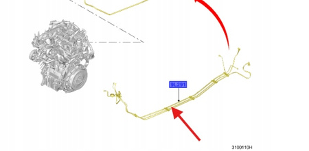PRZEWÓD PALIWA 1.0 EB TRANSIT COURIER 18- 2601045 _ JT76-9L291-AD